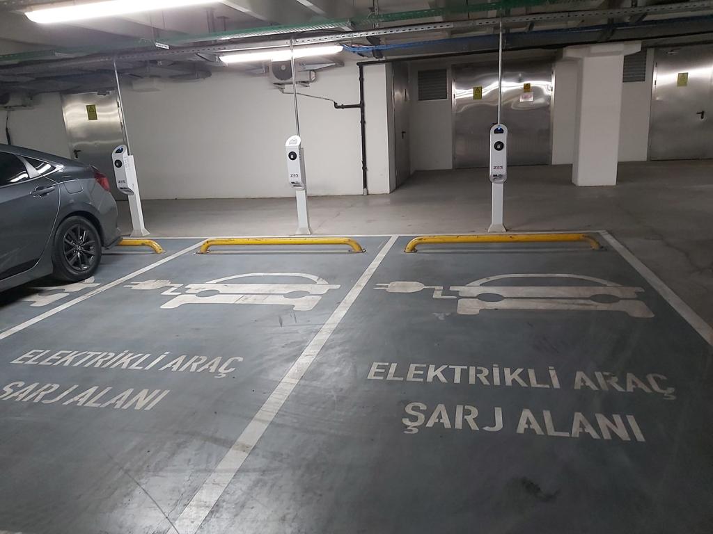 Elektrikli araç şarj istasyonu 